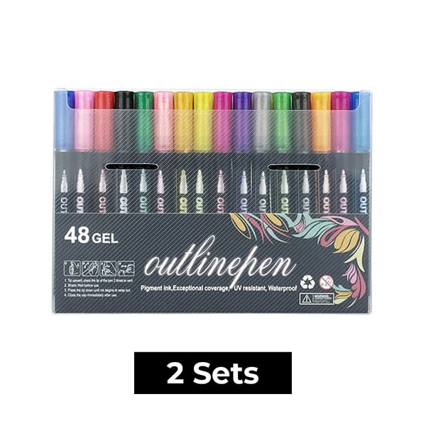 Dreamy Sparkle Dual-Line Contour Pen