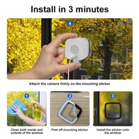 Smart 2K Window Security Camera