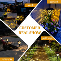 Sakerplus Solar Lights for Outside