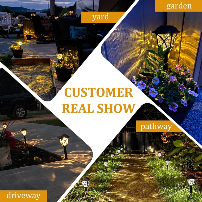 Sakerplus Solar Lights for Outside