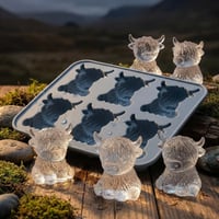 Mini Highland Cow Ice Cube Mold