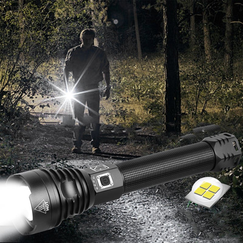 LED Rechargeable Tactical Laser Flashlight