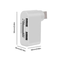 4 in 1 Rotatable USB Hub