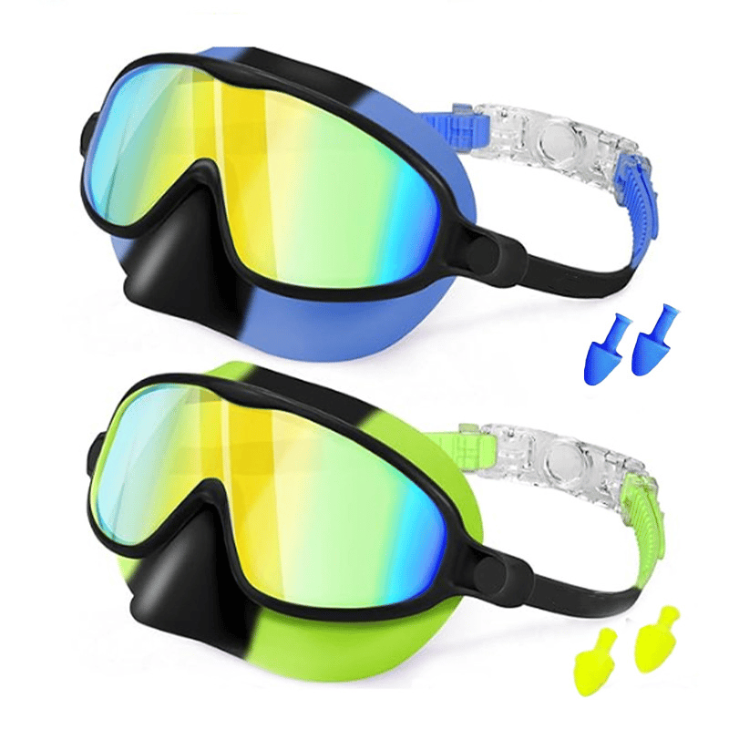 Swim Goggles with Nose Cover