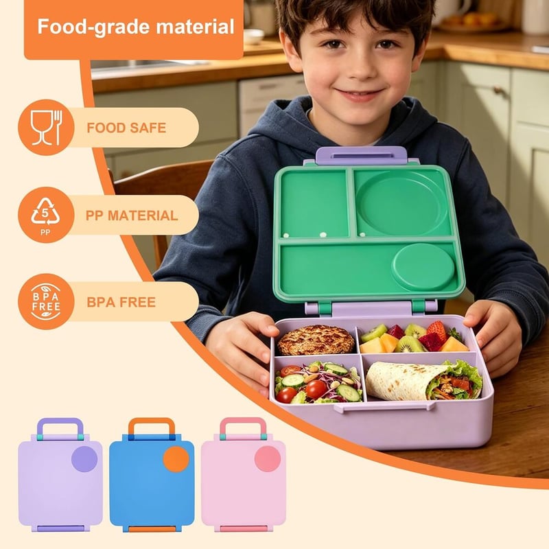 Kids Insulated Leakproof Bento Lunch Box