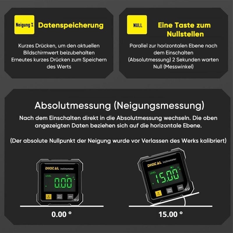Digitaler Laser-Winkelmesser