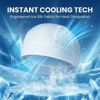 Cooling Ice Silk Cycling Cap