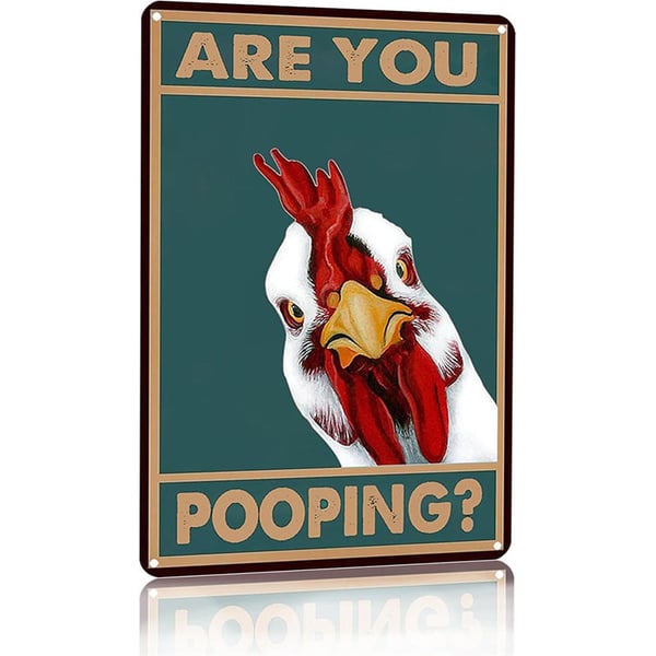 Vintage Highland Cow Tin Sign