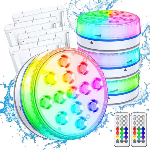 Double-Layer Waterproof Adhesive LED Pool Light