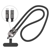 2-in-1 snellaaddatakabel en telefoonkoord