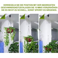 🏡55% Rabatt🏡Einziehbarer Haken, Pflanze Seilzug für Garten Töpfe und Vogel-Feeder