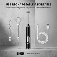 Electric Milk Frother & Egg Beater – 304 Stainless Steel