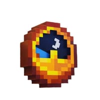 Minecraft Stil Klokke Borddekor