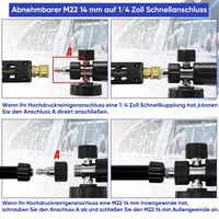 Schaumkanonen-Flaschenset