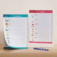 Reusable Grooved Workbooks for kids - 6 Books