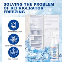 Refrigerator defrost and de-icer
