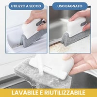 💦💯Strumento per la pulizia delle scanalature 2 in 1