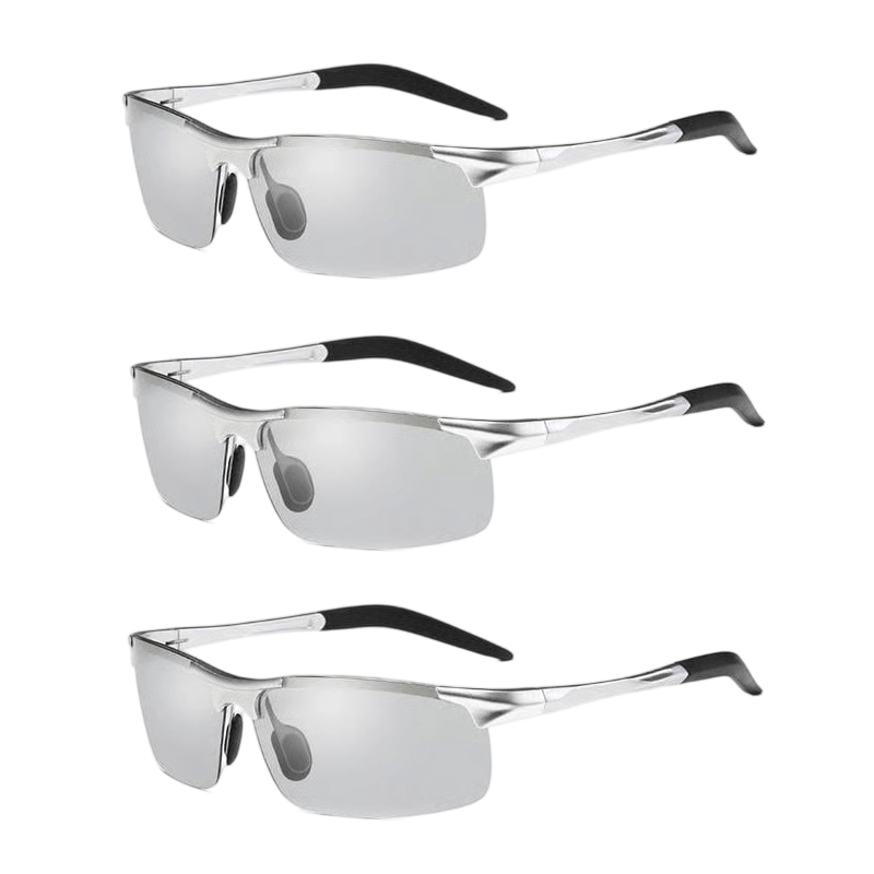 New-Photochromic Sunglasses with Anti-glare Polarized Lens