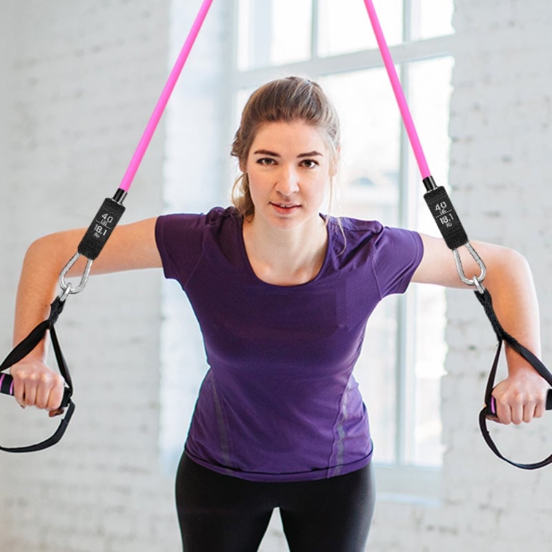 Tragbares Pilates-Widerstandsstangen-Set