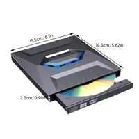 7-in-1 Externes USB-DVD-Laufwerk & Blu-ray-Player