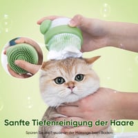Silikon-Badepinsel für Haustiere