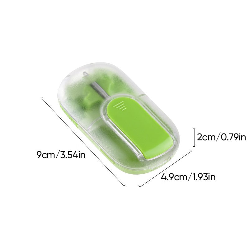 2-in-1 Kada Magnetic Pill Cutter and Storage Box