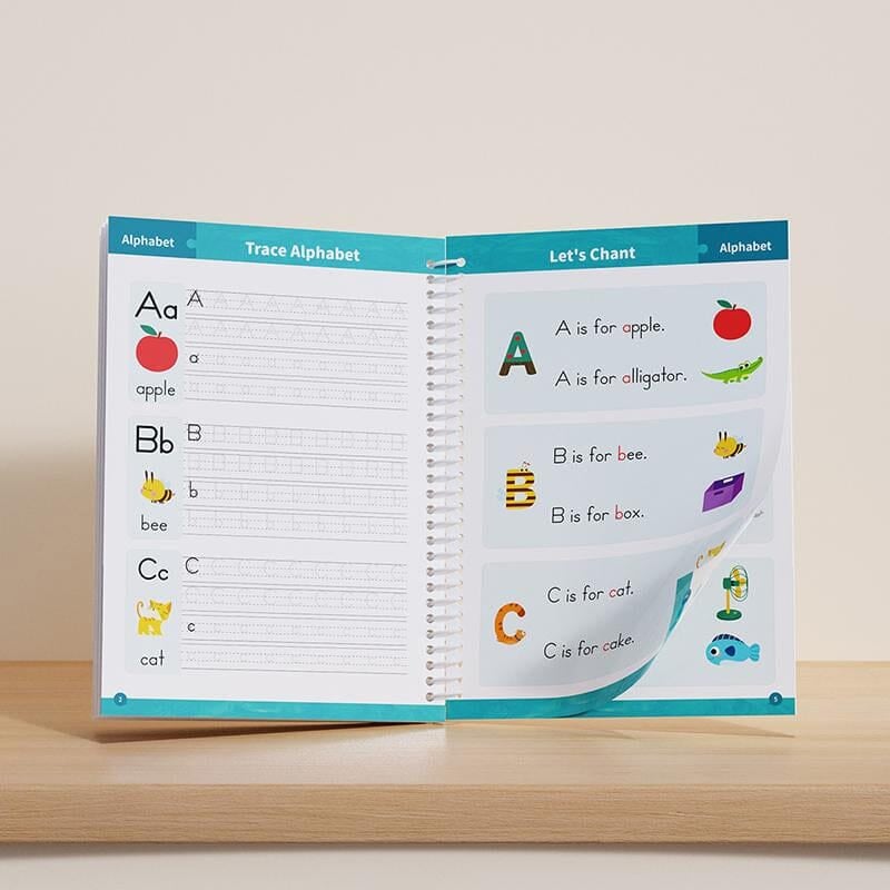 Reusable Grooved Workbooks for kids - 6 Books