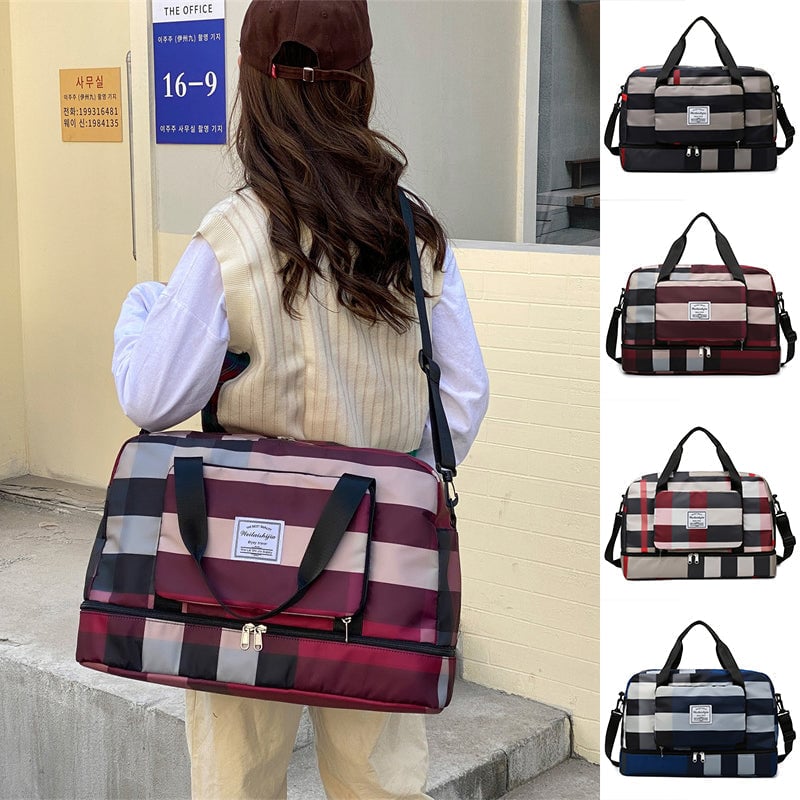 Faltbare Reisetasche mit Trocken-/Nasstrennung