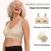 Bequemer Spitzen-BH mit Knöpfen vorne
