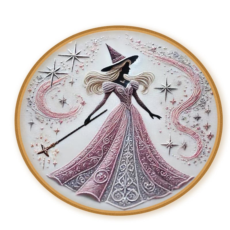 Witch Embroidery KIT