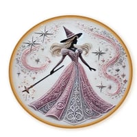 Witch Embroidery KIT