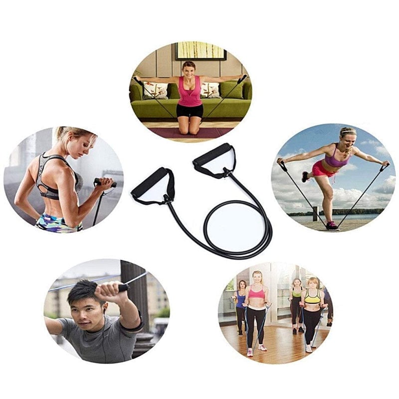 Weerstandsbuis met dubbele toon Zware kwaliteit oefenband voor stretching