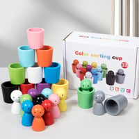 Color Sorting Cups