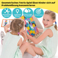 Holz-Stapel-Puzzle-Set