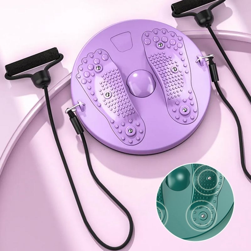 Magnetic Waist Twisting Disc with Resistance Bands