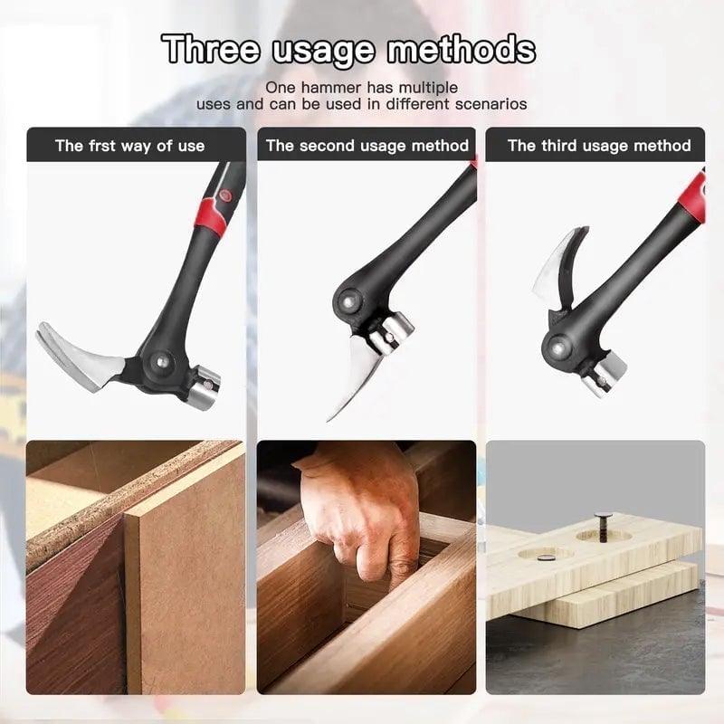 Aless™ Multifunctional Magnetic Claw Hammer Tool
