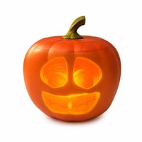 😊Animierte, sprechende Halloween-Kürbis-Projektorlampe