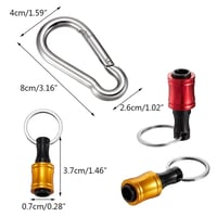 1/4" Hex Bit Holder Carabiner