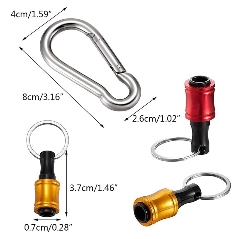 1/4" Hex Bit Holder Carabiner