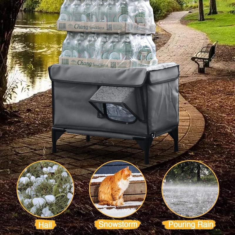 Sakerplus Premium Heated Cat House