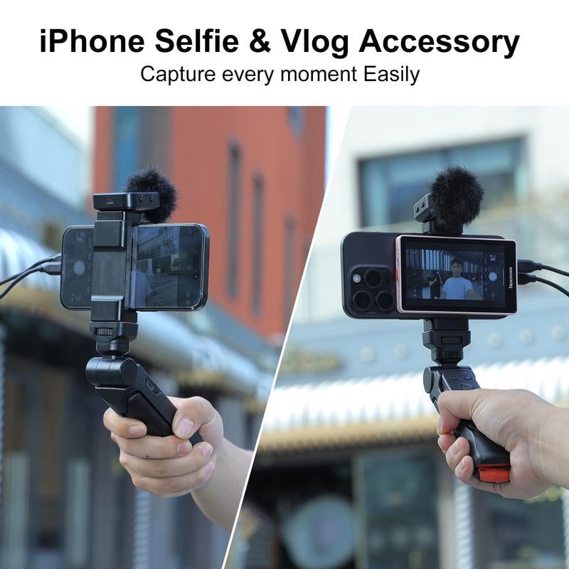 Magnetic selfie screen for smartphones