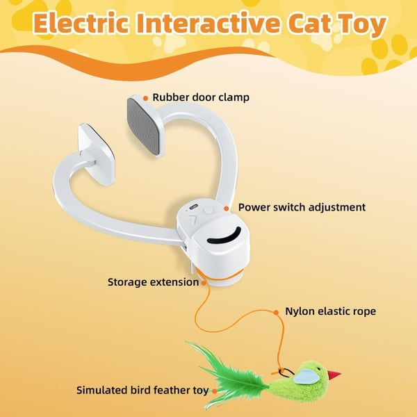 Automatic Interactive Cat Teaser Toy