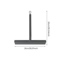 Rubber strip cleaning wiper