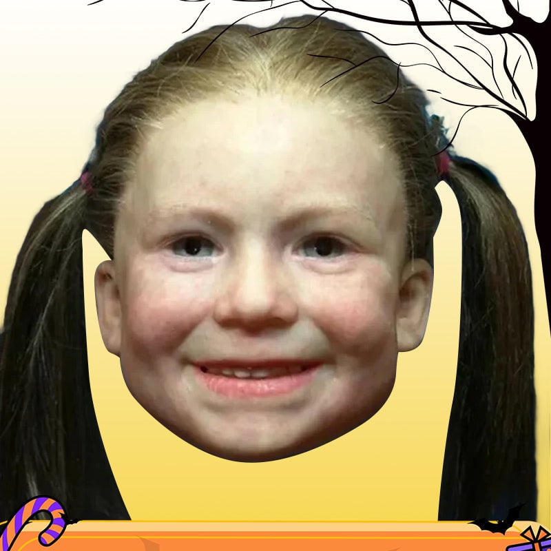 Hyperrealistische hautsichere Maske