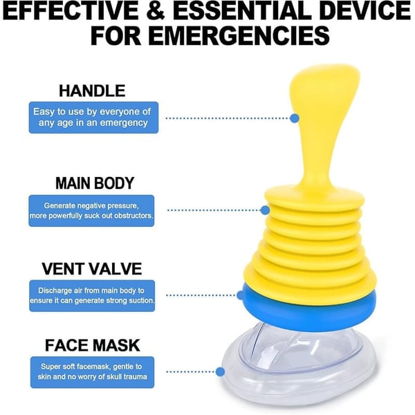 Sakerplus Vital capacity trainer+anti-Choking Device