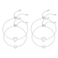 Adjustable Love Friendship Two Bracelet Pack