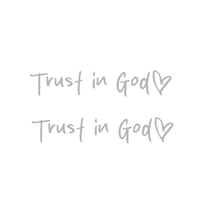 Trust in God Car Rearview Mirror Sticker
