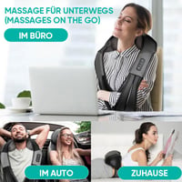 Nacken- Schulter- & Rückenmassagegerät mit Wärmefunktion