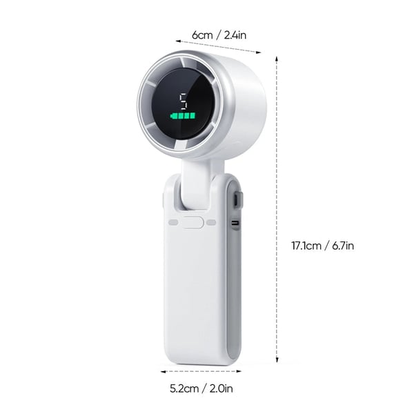 Rechargeable Handheld High Speed Fan