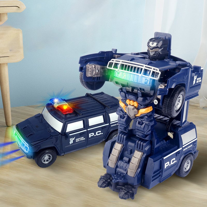 Verwandelndes Robotermodell-Spielzeugauto